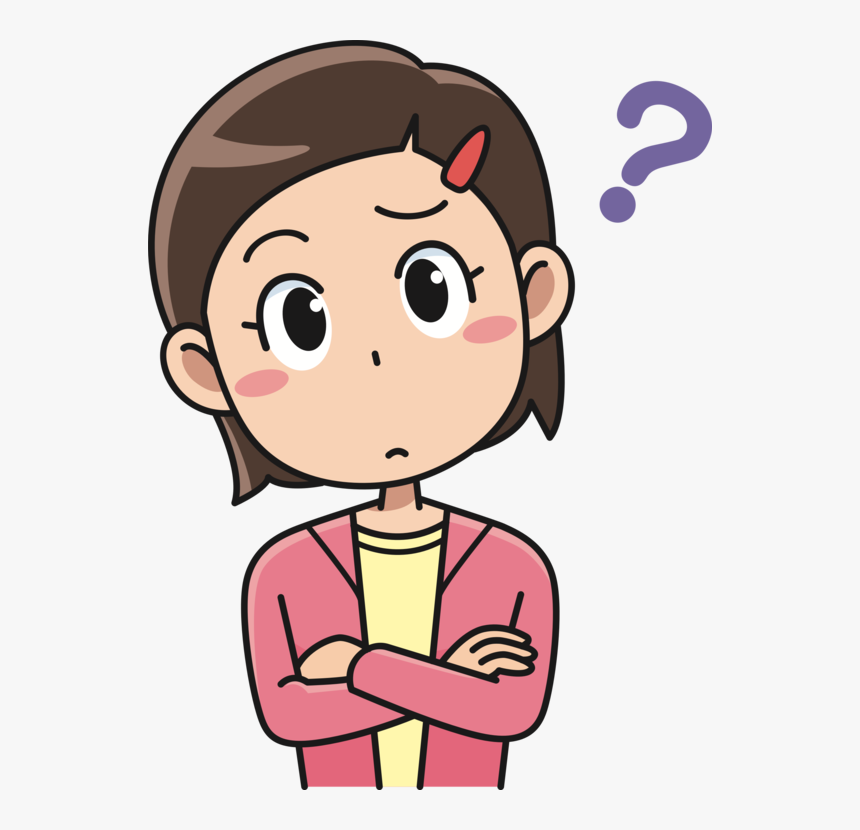 Confused Girl Clipart