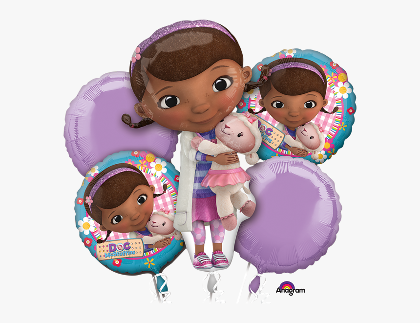 Doc Mcstuffins Balloon Bouquet - Doc Mcstuffins Balloons Bouquet, HD Png Download, Free Download