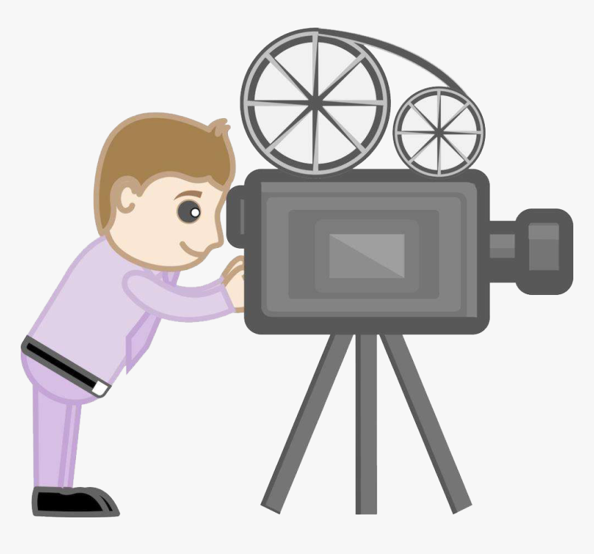 Clip Art Camera Photography Clip Art - Movie Shooting Video Camera Vector, HD Png Download, Free Download