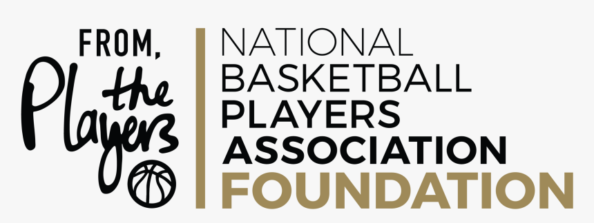Nbpa Foundation From The Players Logo Lockup Black - Conservation International New, HD Png Download, Free Download