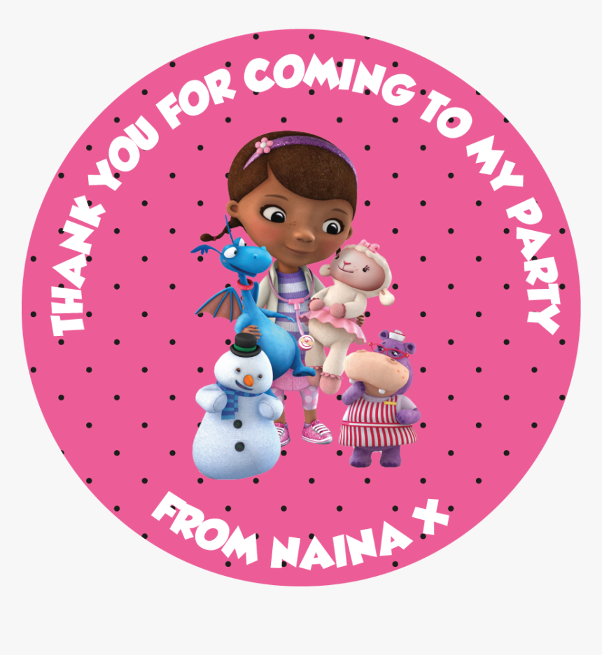 Doc Mcstuffins Sweet Cone Stickers, HD Png Download, Free Download