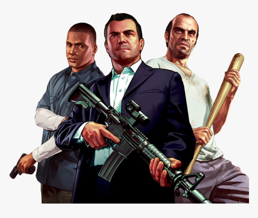 Grand Theft Auto V Game Png Hd Background - Michael Gta Png, Transparent Png, Free Download