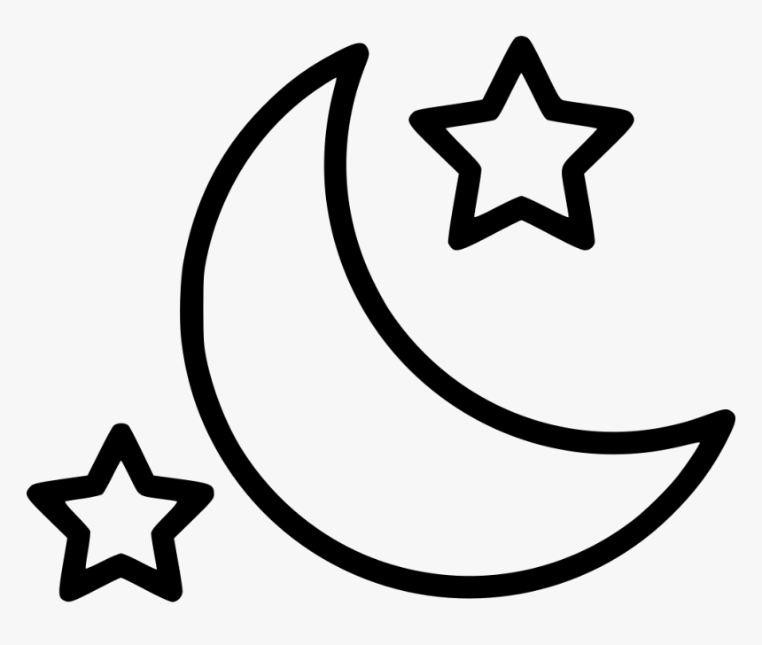 Transparent Night Stars Png Clipart Stars And Moon At Night Png Download Kindpng