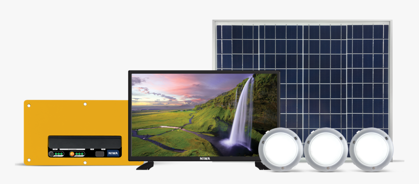 Niwa Energy40w Tv Solar Systems 1000px 0 T - Solar Tv, HD Png Download, Free Download