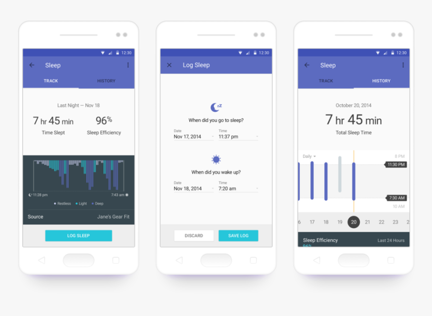 Tnflnt Samsung Shealth Tracker 03 Sleep, HD Png Download - kindpng