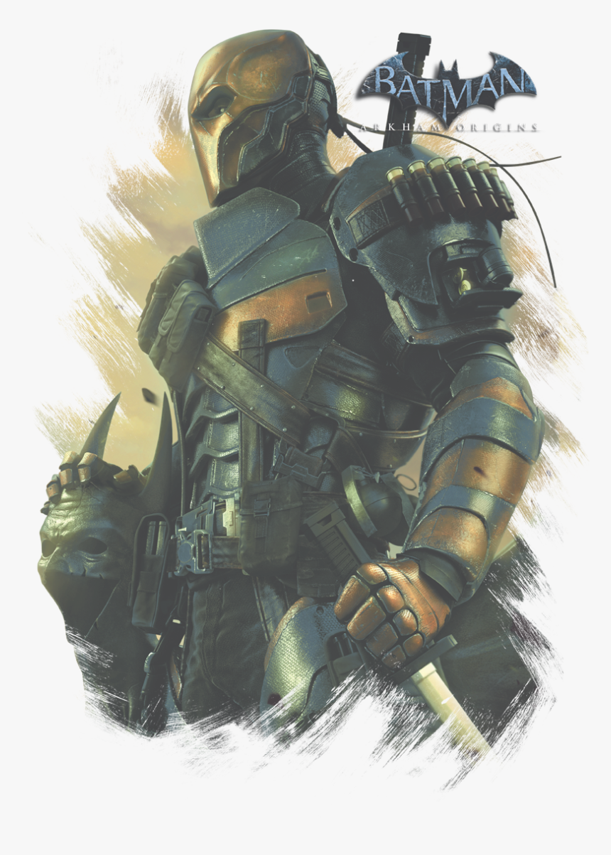 Arkham Origins Deathstroke Art, HD Png Download, Free Download