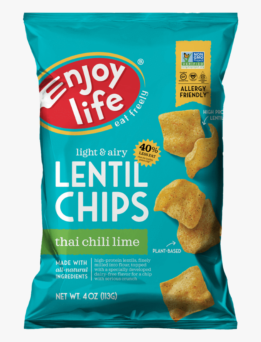 Lentil Chips Enjoy Life, HD Png Download, Free Download