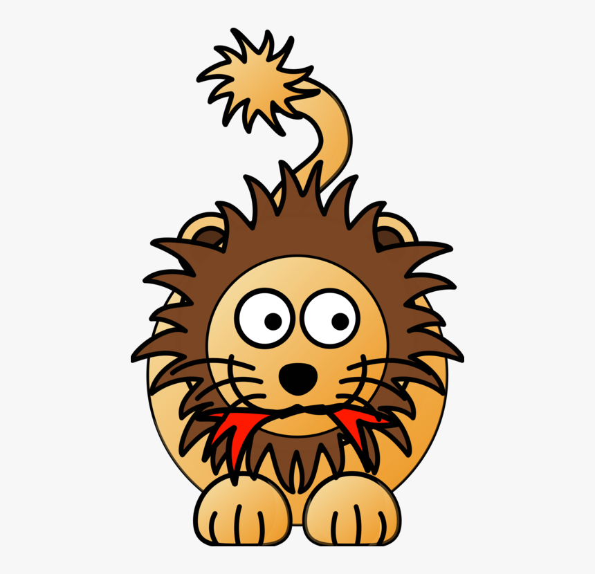 Lion Cartoon Clip Art, HD Png Download, Free Download