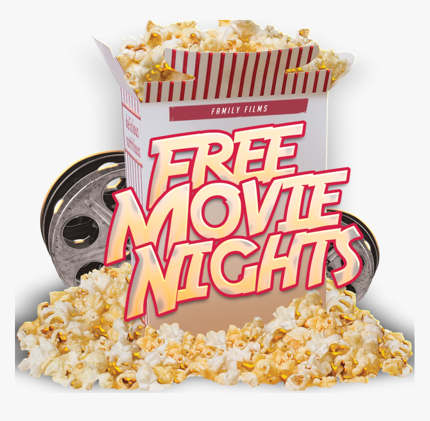 Free Movie Nights - Popcorn Boxes, HD Png Download, Free Download