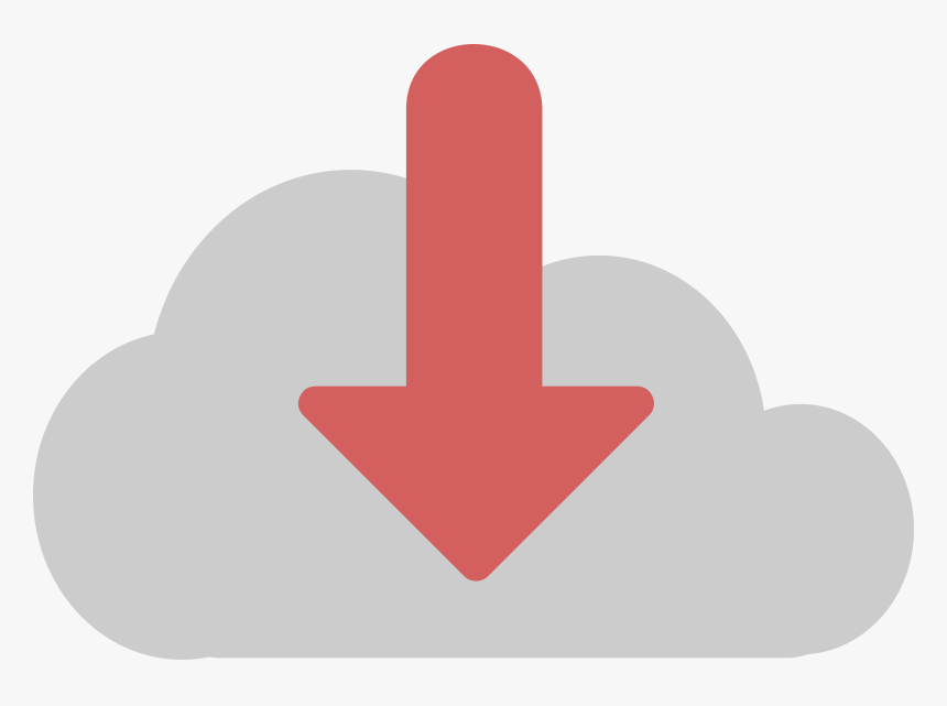 Cloud Download Pink Arrow Clipart - Sign, HD Png Download, Free Download