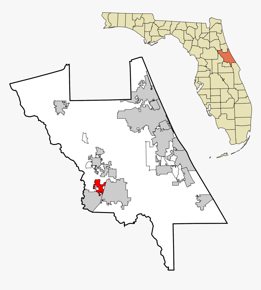 File Volusia County Florida Incorporated And Unincorporated - Map Of ...