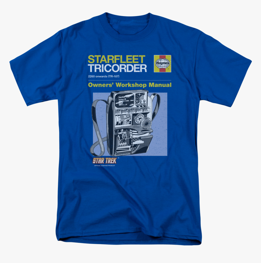 Starfleet Tricorder Star Trek T-shirt - T-shirt, HD Png Download, Free Download