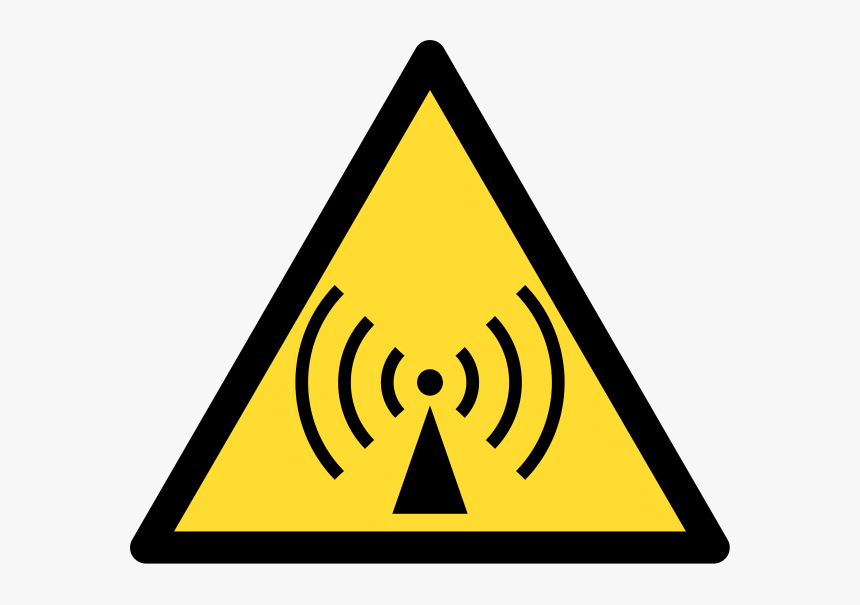 Radio Waves Hazard Symbol - Warning Signs Biohazard, HD Png Download, Free Download