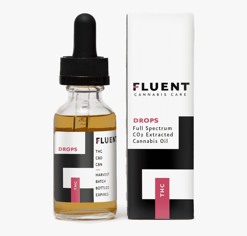 Fluent Thc Tincture Drops - Fluent Cbd Products, HD Png Download, Free Download