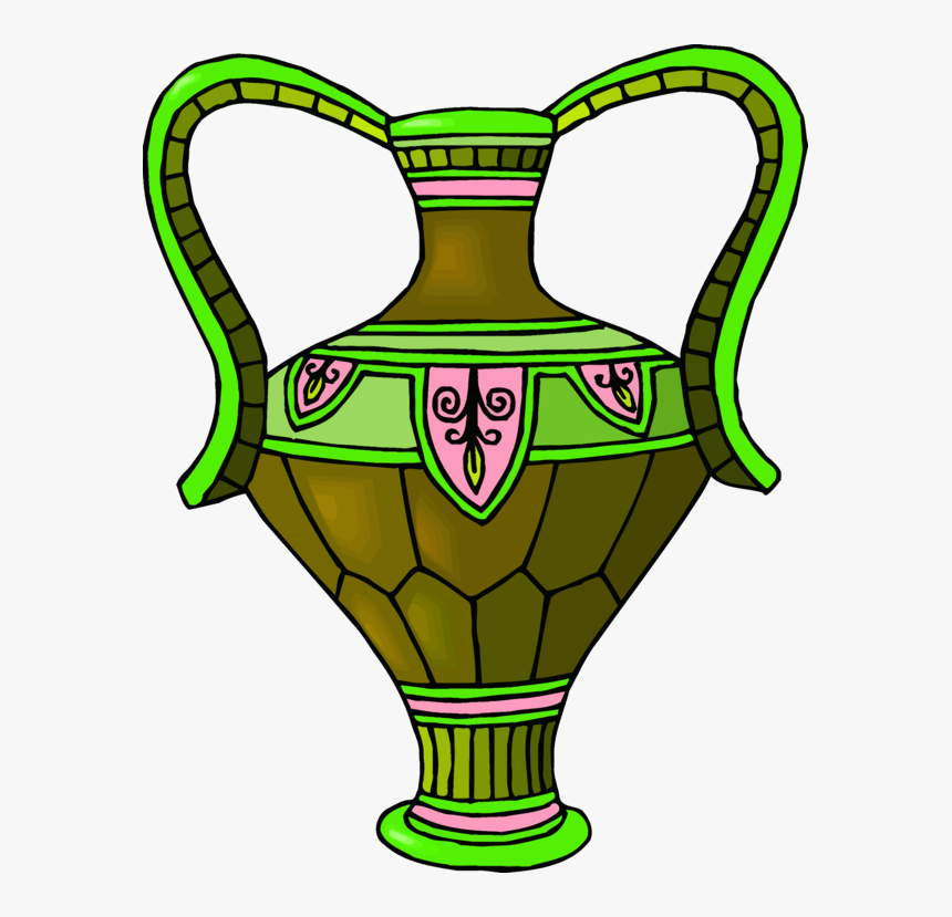 Green,vase,jug - Clip Art Of Artefacts, HD Png Download, Free Download