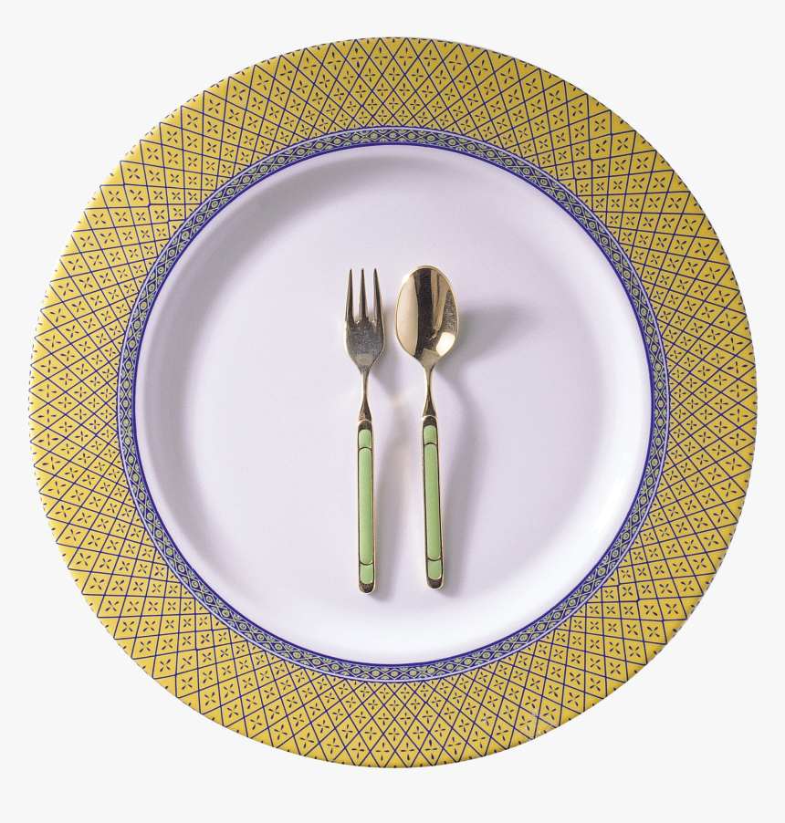 Plate Png Image - Spoon And Fork On Plate, Transparent Png, Free Download