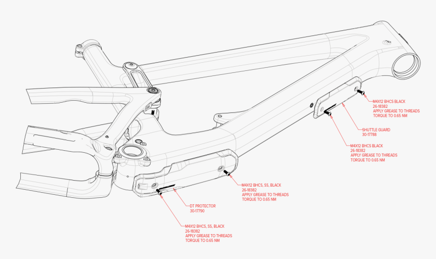 Juliana Bicycles Image - Technical Drawing, HD Png Download, Free Download