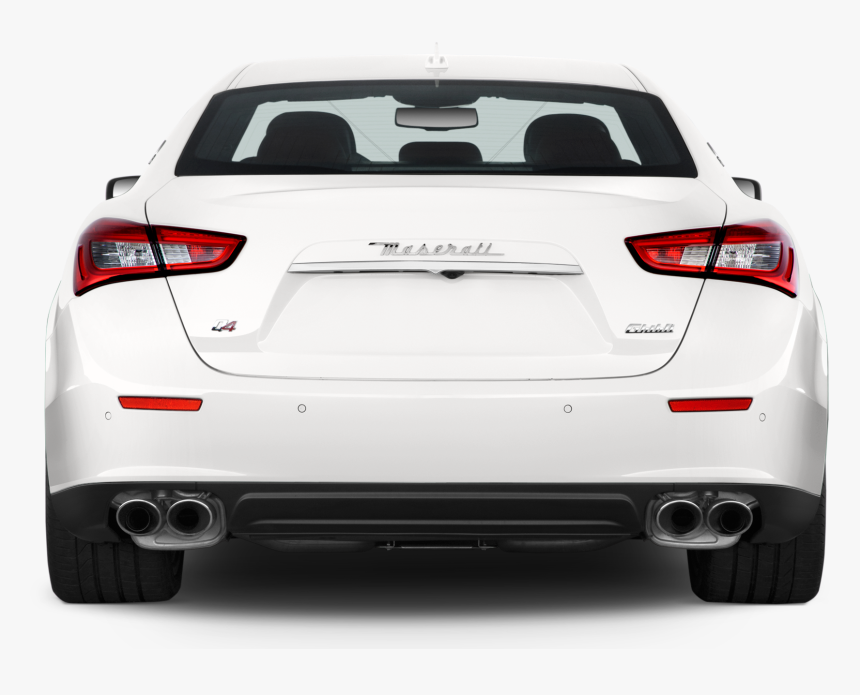 Car Rear Png - 2016 Maserati Ghibli Back, Transparent Png, Free Download