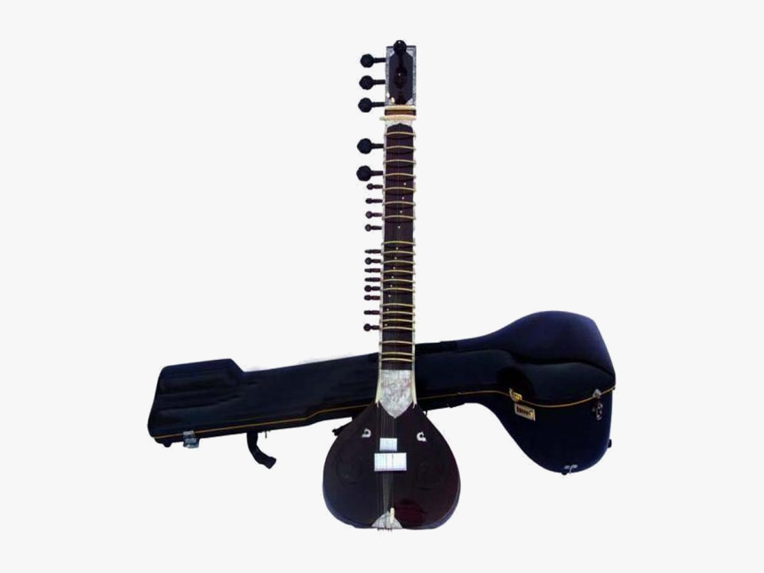 Sitar Professional Performance Learning Online Store - Teak Finish Sitar, HD Png Download, Free Download