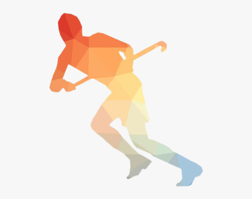 Cricket Silhouette Clip Art - Png Silhouette Field Hockey Player, Transparent Png, Free Download