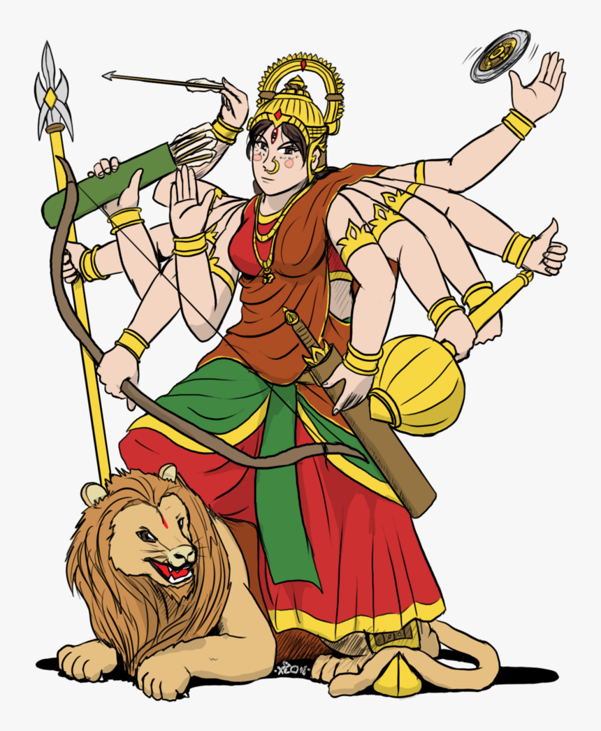 hindu goddess kali colorful drawing stock image | Photoskart