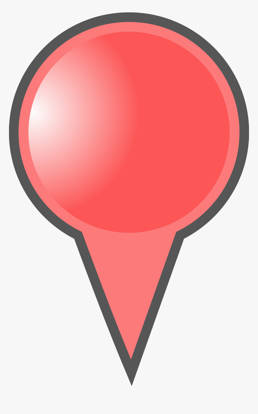 Pink,heart,orange - Transparent Map Marker Png, Png Download, Free Download