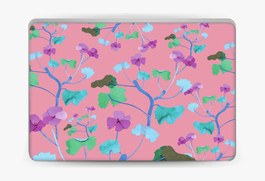 Pink & Colorful Flowers Skin Laptop - Hydrangea, HD Png Download, Free Download