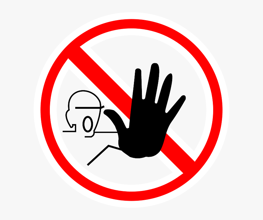 Sign, Stop, Halt, Warning, Hand, Forbidden, Symbol - Halt Sign, HD Png Download, Free Download