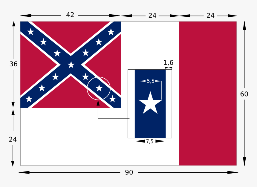 Confederate Flag National, HD Png Download - kindpng