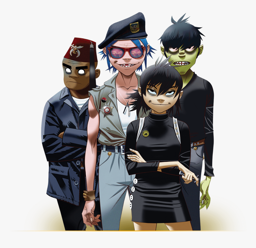 Gorillaz 2018, HD Png Download, Free Download