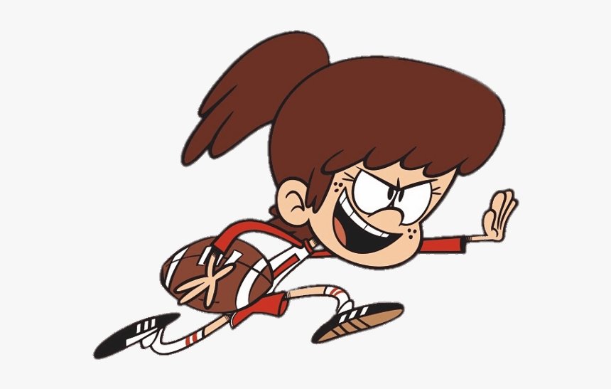 Lynn Loud Running With The Ball - Lynn The Loud House, HD Png Download, Free Download