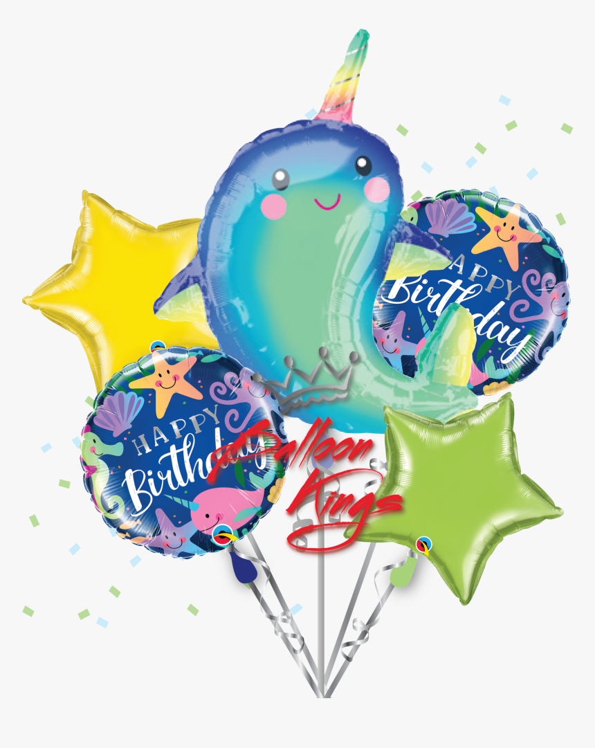 Happy Narwhal Bouquet, HD Png Download, Free Download