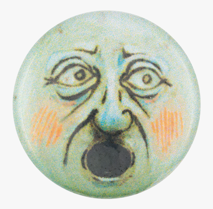 Shocked Face Art Button Museum - Circle, HD Png Download, Free Download