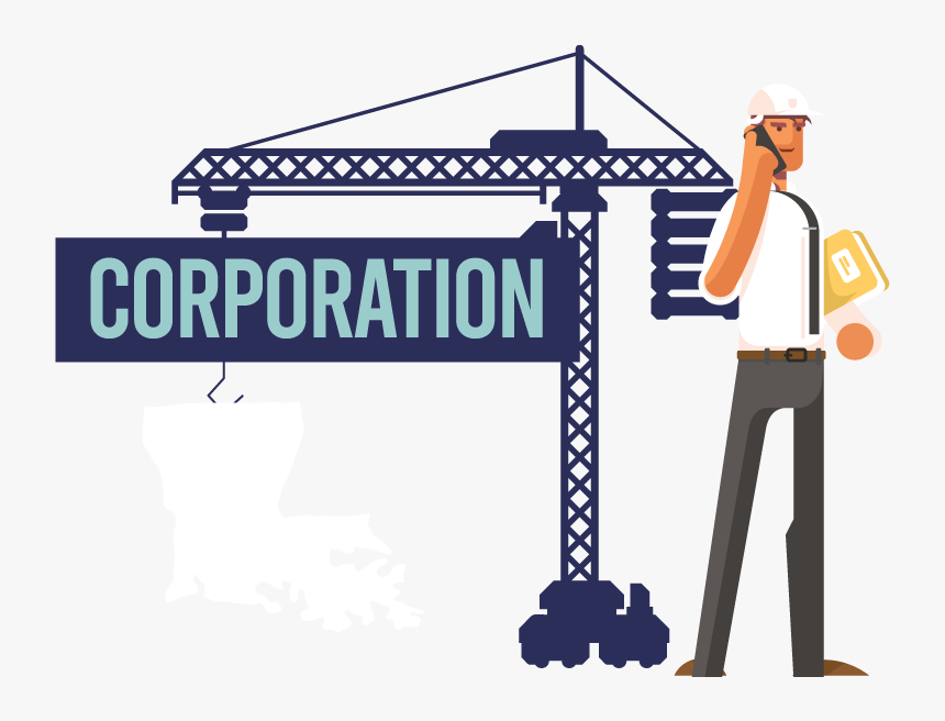 A Man Forming A Corporation In Louisiana - Corporation, HD Png Download, Free Download