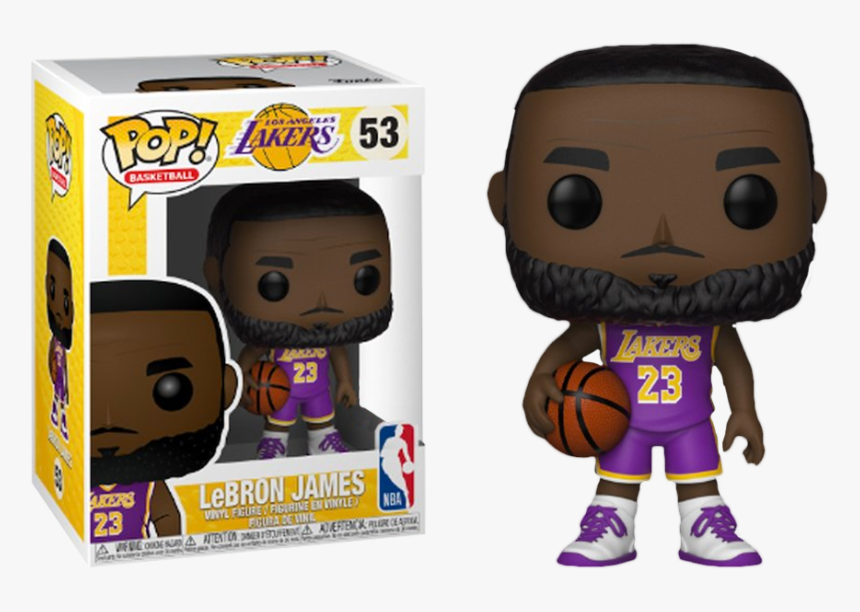 Transparent Lebron James Head Png - Funko Pop Lebron James Lakers, Png Download, Free Download