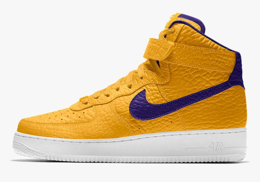 blue and yellow air force 1 high top