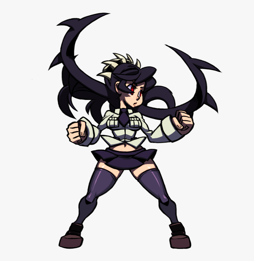 Bayonetta Drawing Skullgirls - Skullgirls Filia Shirt Rip, HD Png Download, Free Download