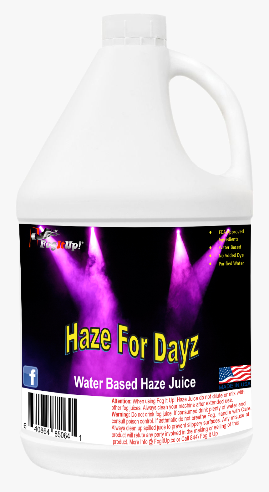 Haze For Dayz Haze Fluid - Bottle, HD Png Download, Free Download