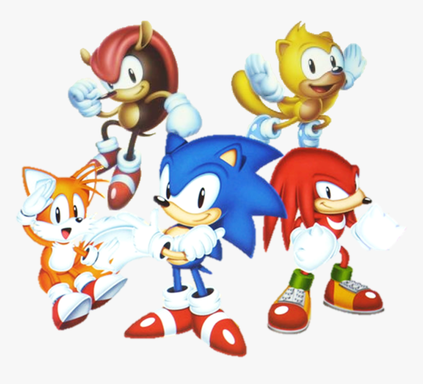 Sonic Mania Knuckles Png Jpg Library Stock - Sonic Mania Sonic Tails ...