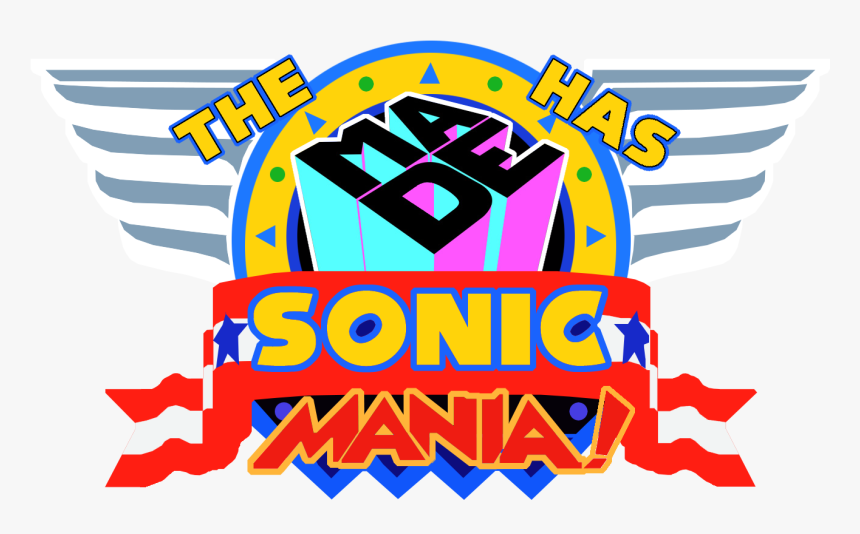 Sonic Mania Logo Png - Graphic Design, Transparent Png, Free Download