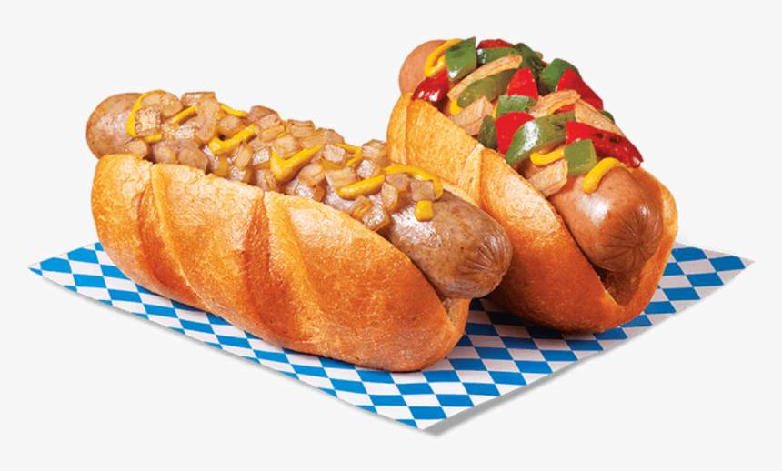 Gourmet Sausage - Oktoberfest Sausage On A Bun, HD Png Download, Free Download