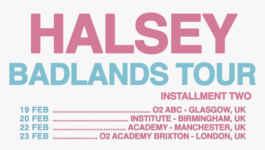 Halsey - Halsey Uk Tour, HD Png Download, Free Download