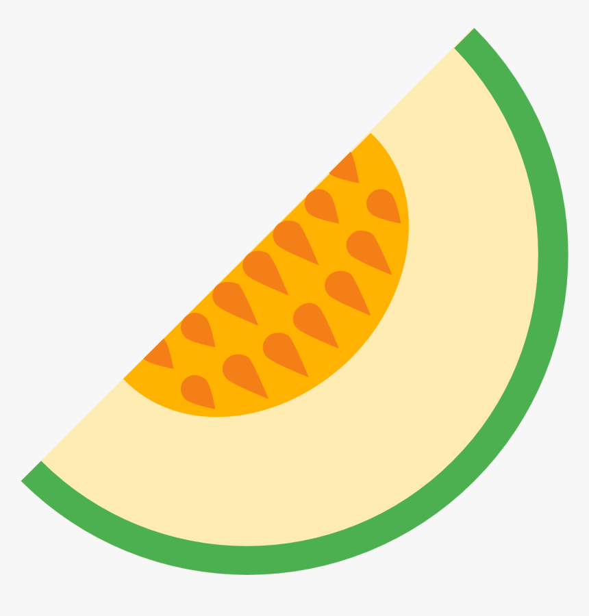 This Is A Slice Of A Melon Fruit - Melon Icon Png, Transparent Png, Free Download