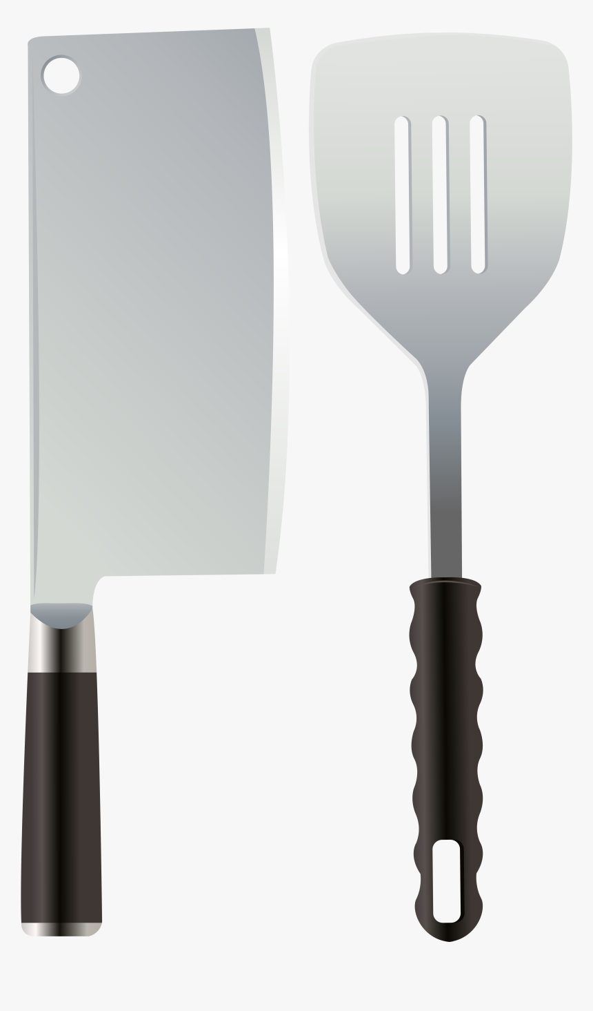 Kitchen Knife And Spatula Png Clip Art - Spatulla Png, Transparent Png, Free Download