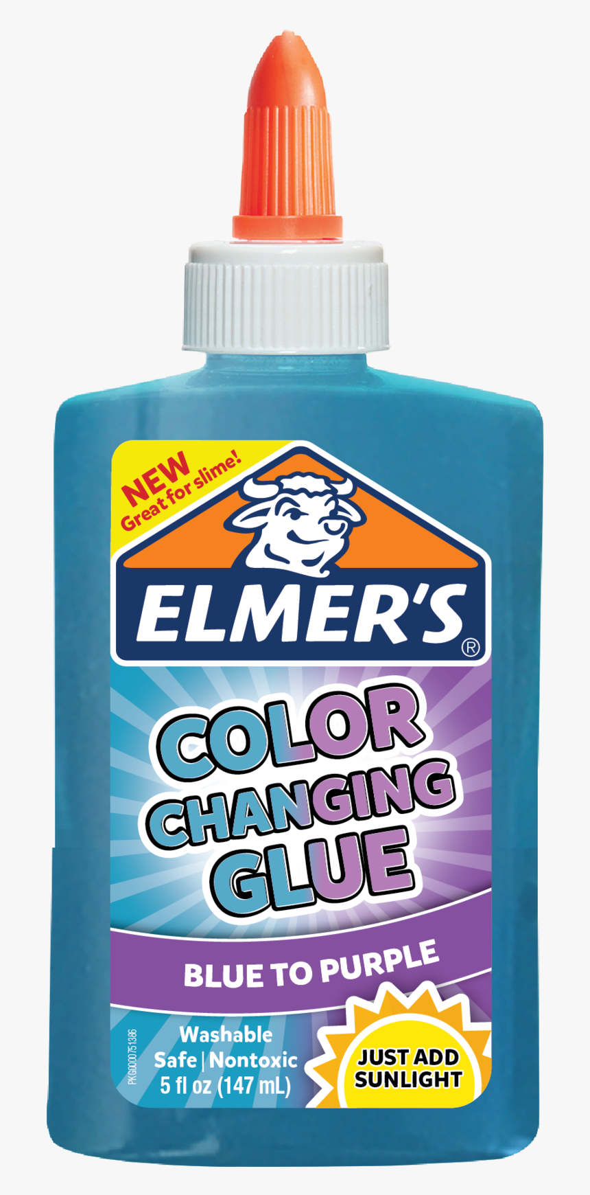 Color Changing Blue 5oz - Plastic Bottle, HD Png Download, Free Download