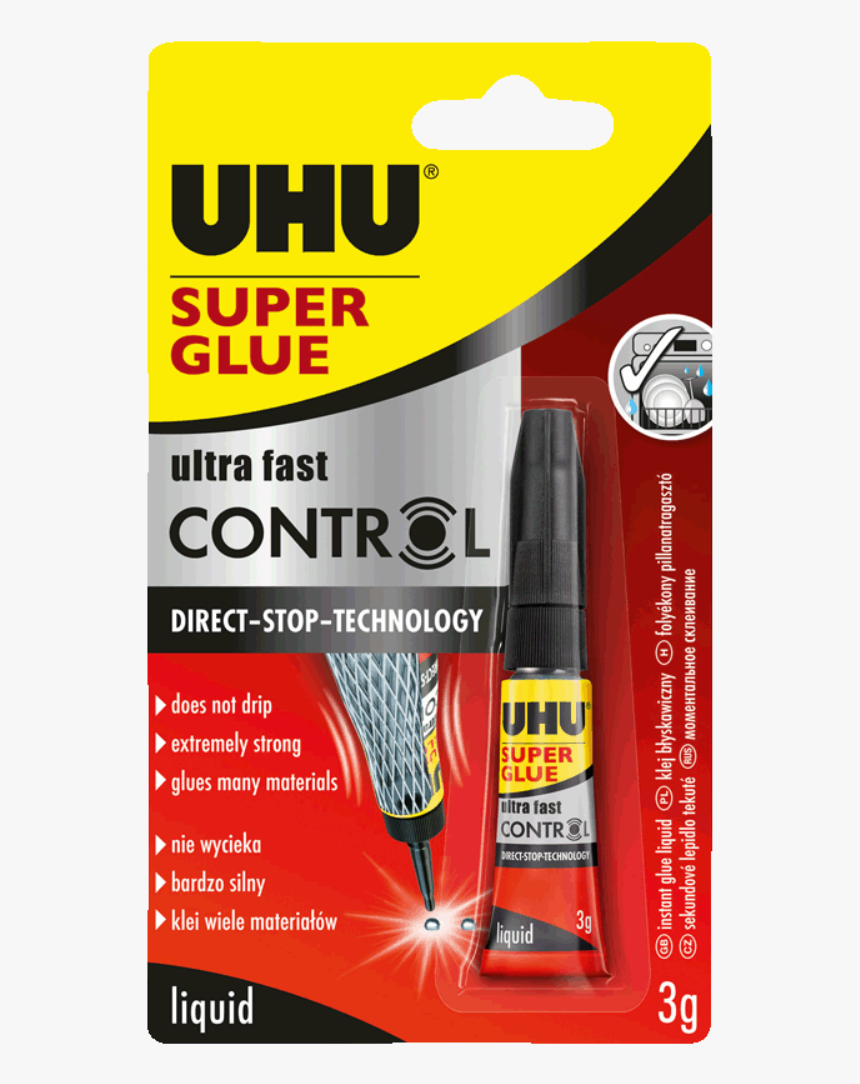 Super Glue Control - Super Glue Uhu, HD Png Download, Free Download