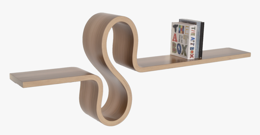 Curved Wooden Shelf, HD Png Download, Free Download