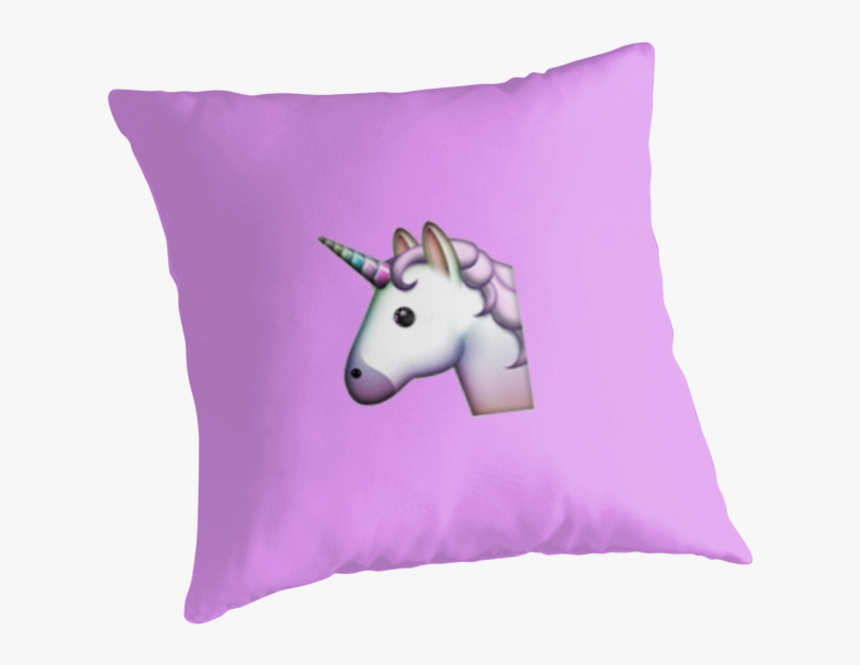 unicorn emoji cushion