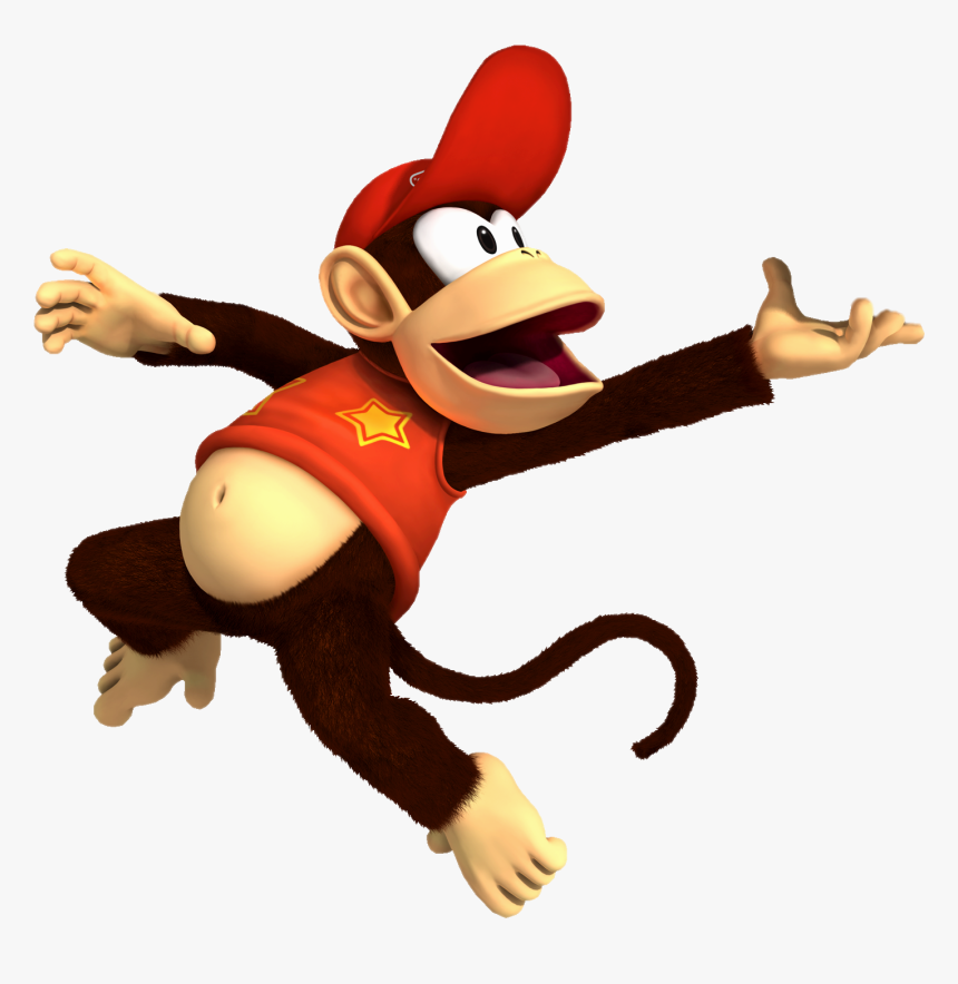 Diddy Kong - Mario Super Sluggers Diddy, HD Png Download, Free Download