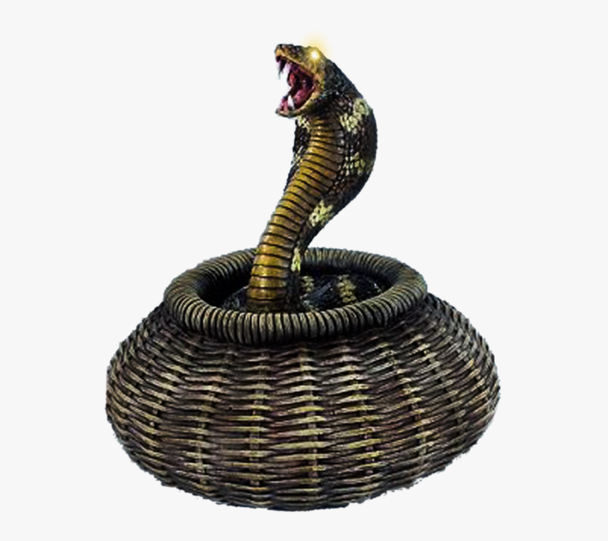 King Cobra Png Image Download - Snake Coming Out Of A Basket, Transparent Png, Free Download